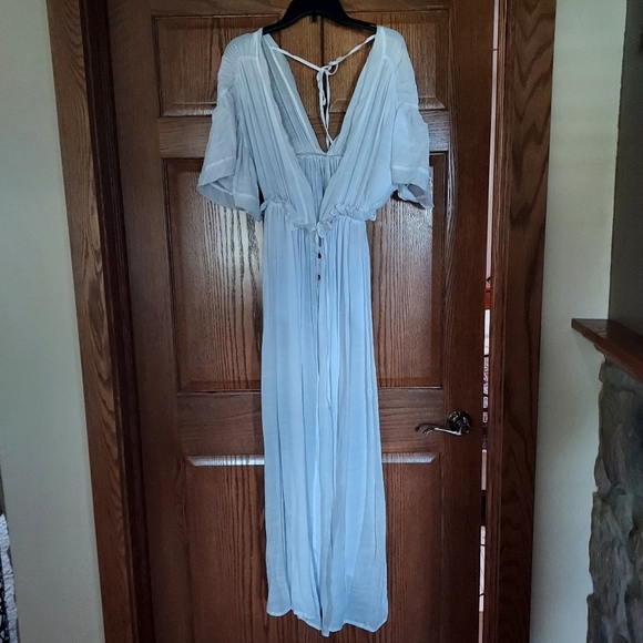 Elegant White Bathing Suit Cover-up Size 12 - Picture 7 of 7